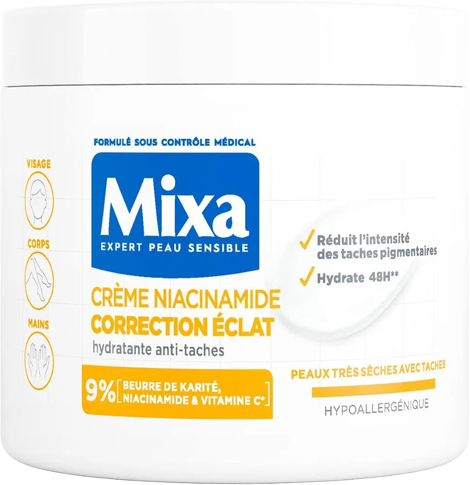 Mixa Niacinamide Radiance Correction Cream 400ml