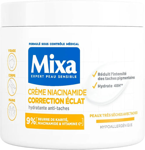 Mixa Niacinamide Radiance Correction Cream 400ml